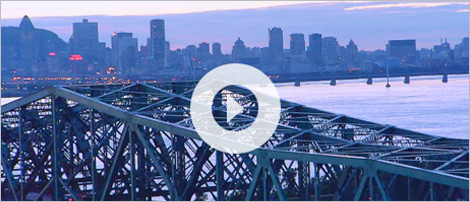 Picture starting a video on Québec, in a new window
