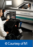 Photo of a researcher in the automotive industry